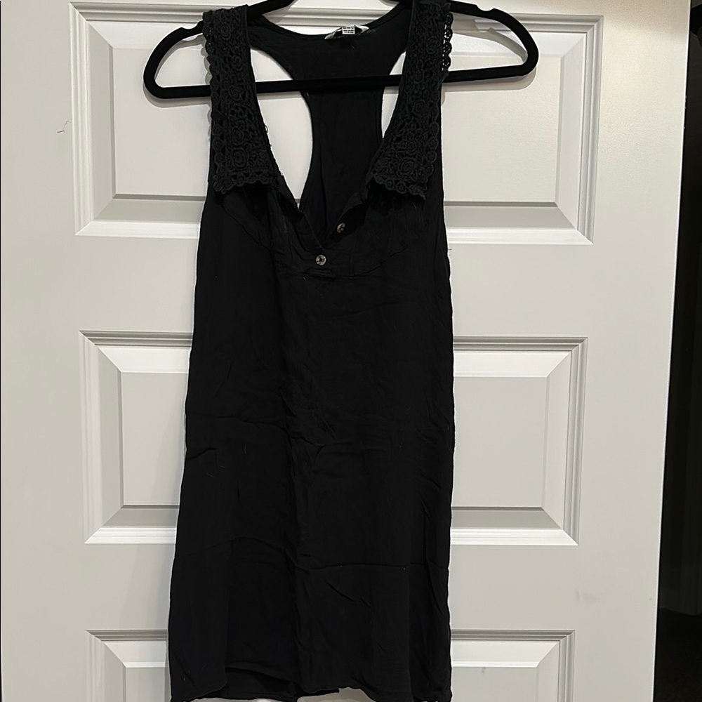 RVCA Black Swim Coverup